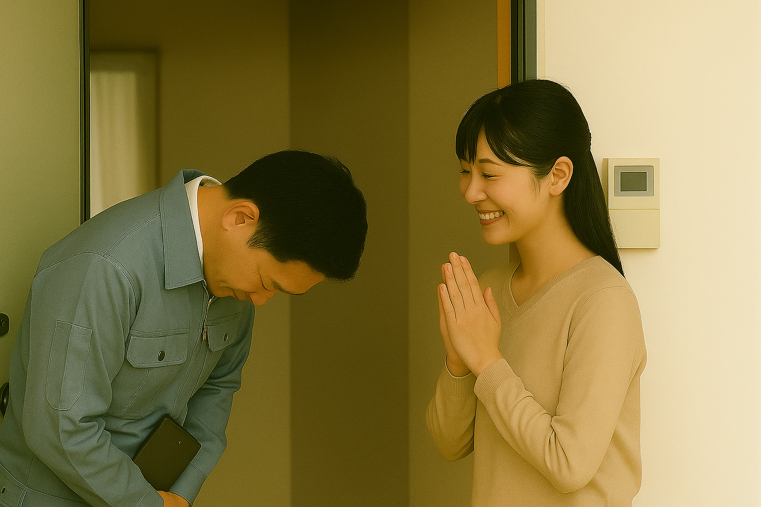 作業を完了させていただきます