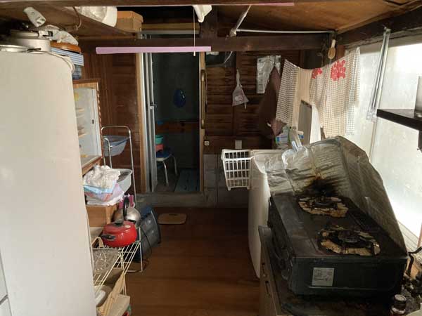 不用品回収キッチン撮影方法